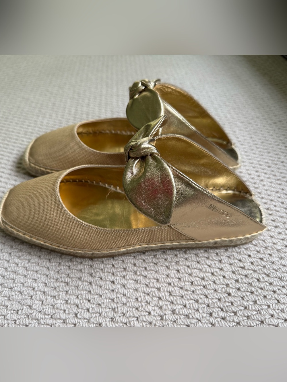 Jimmy Choo Espadrille Mule, Women’s Size 39.5